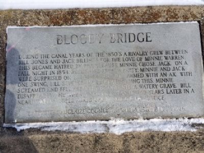 Bloody Bridge Marker. Click for full size. Bloody Bridge Marker image. Click for full size.