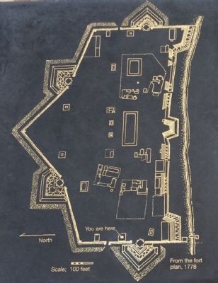 Fort Plan from 1778 image. Click for full size.