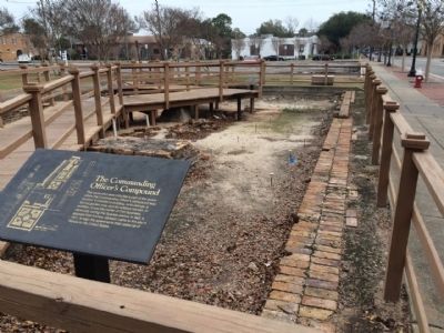 The Commanding Officer's Compound dig site.. Click for full size. The Commanding Officer's Compound dig site. image. Click for full size.