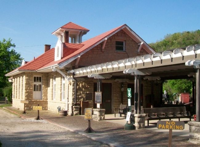 The Railroad Depot. Click for full size. The Railroad Depot image. Click for full size.