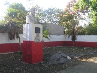 Wide View of Here Died General Justo Rufino Barrios Marker image. Click for full size.