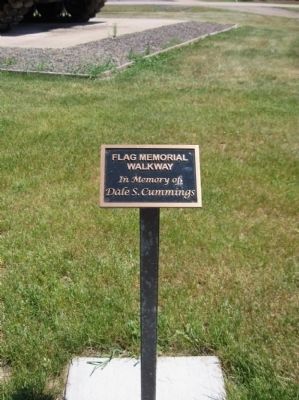 Flag Memorial Walkway Plaque image. Click for full size.