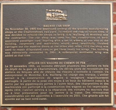 Railway Car Shop Marker. Click for full size. Railway Car Shop Marker image. Click for full size.