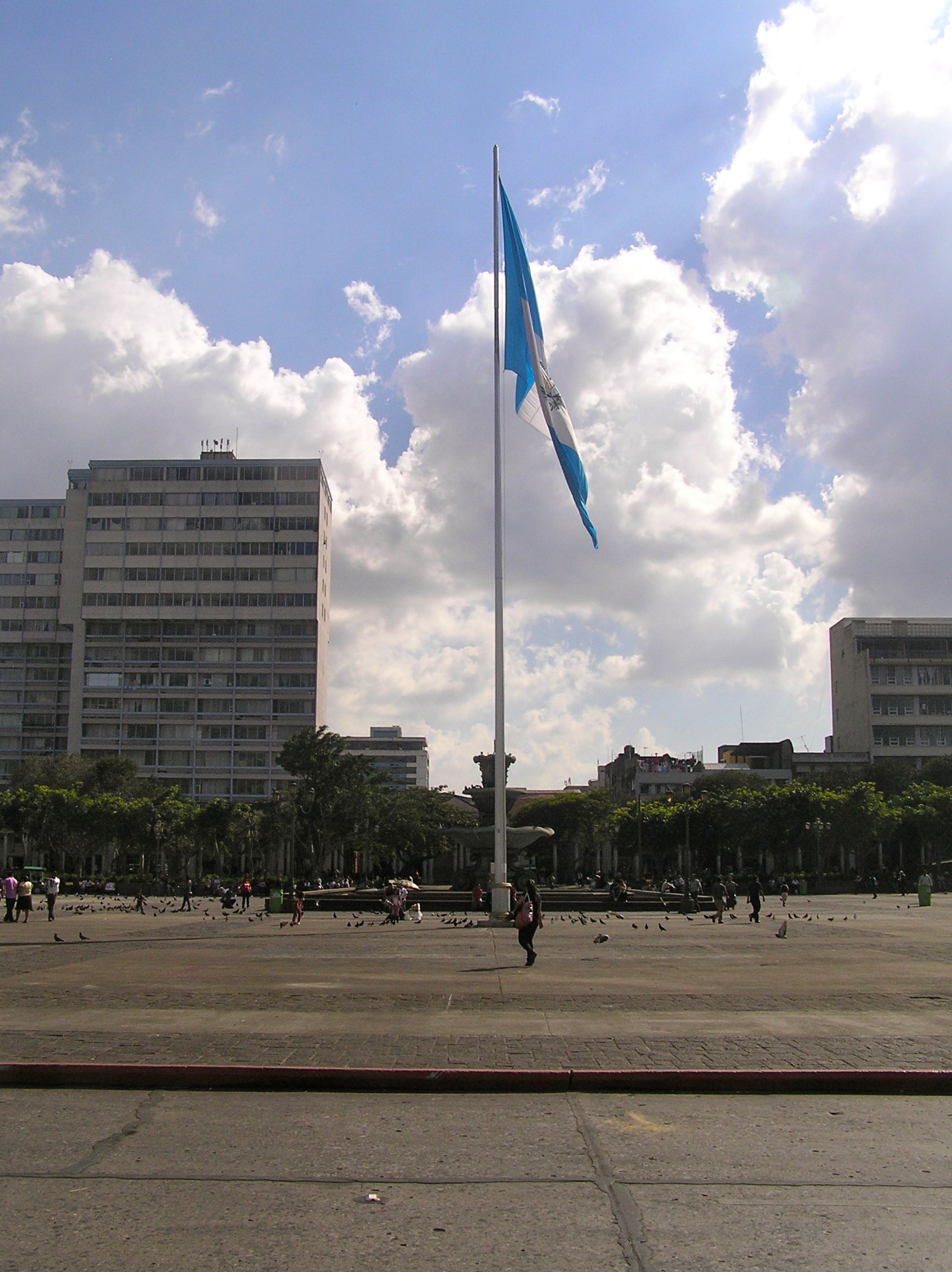 Wide view of National Day of Dignity for the Victims of Guatemala
