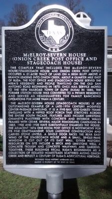 McElroy-Severn House Marker. Click for full size. McElroy-Severn House Marker image. Click for full size.