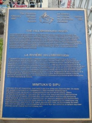 The Hillsborough River Marker. Click for full size. The Hillsborough River Marker image. Click for full size.
