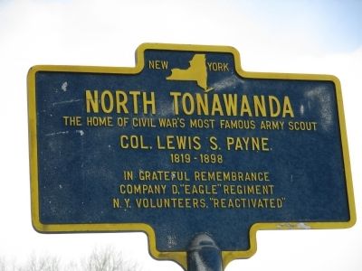 North Tonawanda Col, Lewis S. Payne Memorial. Click for full size. North Tonawanda Col, Lewis S. Payne Memorial image. Click for full size.