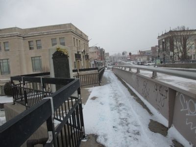 Northward on Bridge, Main St. to Webster St. image. Click for full size.