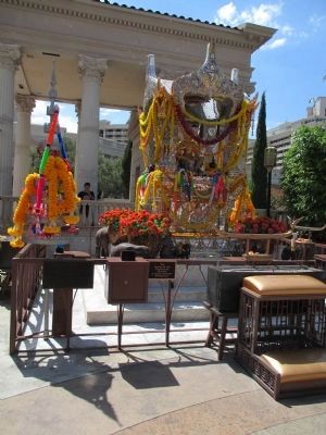 The Shrine of the Four-Faced Brahma and Marker image. Click for full size.