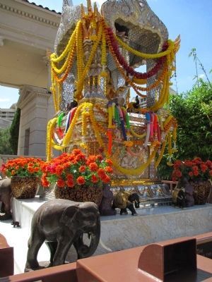 The Shrine of the Four-Faced Brahma Marker image. Click for full size.