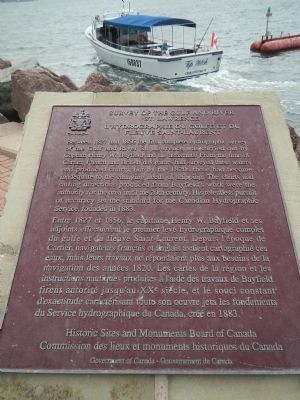 Survey of the Gulf and River St. Lawrence Marker. Click for full size. Survey of the Gulf and River St. Lawrence Marker image. Click for full size.