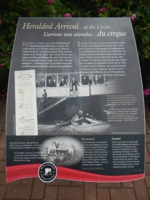 Heralded Arrival of the Circus Marker image. Click for full size.