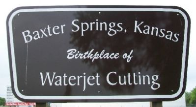 Baxter Springs, Kansas Marker. Click for full size. Baxter Springs, Kansas Marker image. Click for full size.