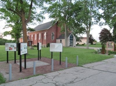 After the Fire: The Vandermissen Brickworks Site Marker image. Click for full size.