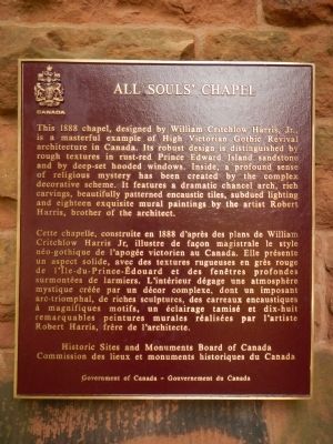 All Souls Chapel Marker image. Click for full size.