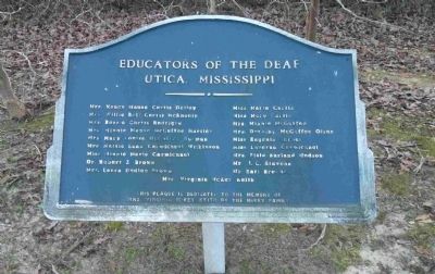 Educators of the Deaf Marker image. Click for full size.