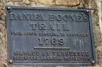 Daniel Boone's Trail Marker image. Click for full size.