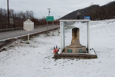 Mason-Dixon Line Stone image. Click for full size.