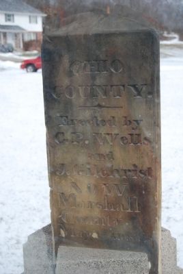 Mason-Dixon Line Stone image. Click for full size.