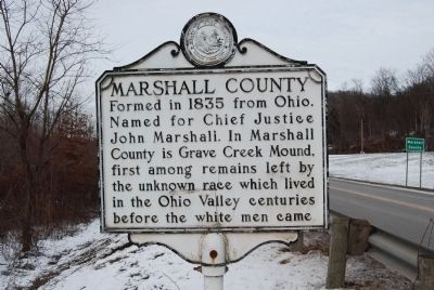 Marshall County Marker image. Click for full size.