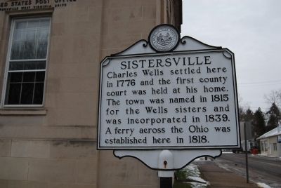 Sistersville Marker image. Click for full size.