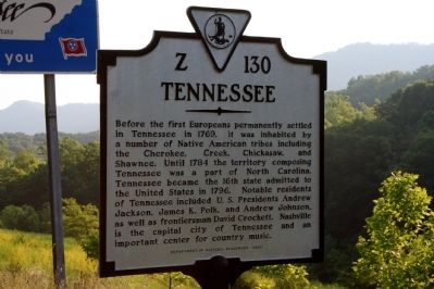 Tennessee Marker. Click for full size. Tennessee Marker image. Click for full size.