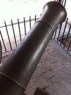 Inscription on British 6-pounder. Click for full size. Inscription on British 6-pounder image. Click for full size.