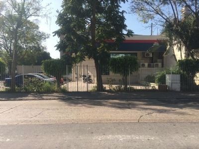Wide view of the Fire at the Spanish Embassy in Guatemala Marker image. Click for full size.