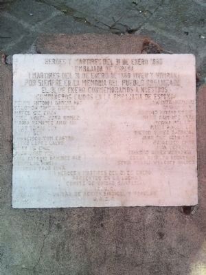 Another Spanish Embassy Fire marker image. Click for full size.
