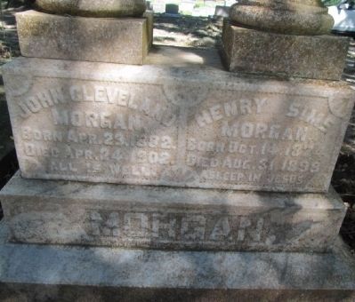 Henry Sims Morgan gravesite image. Click for full size.