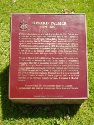 Edward Palmer Marker. Click for full size. Edward Palmer Marker image. Click for full size.