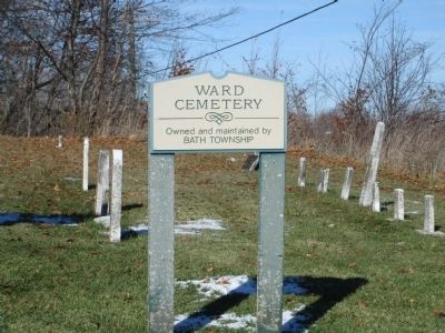 The Hog Creek Settlement at Ward Cemetery. Click for full size. The Hog Creek Settlement at Ward Cemetery image. Click for full size.