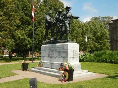 Prince Edward Island War Memorial Marker image. Click for full size.