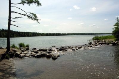 Lake Itasca and<br>the Beginning of the Mississippi River image. Click for full size.