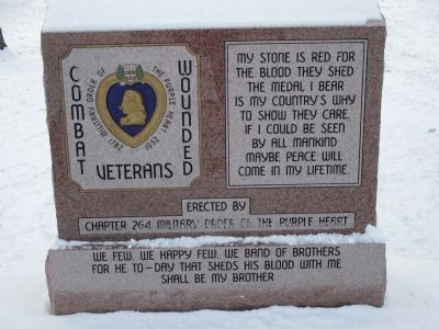 Combat Wounded Veterans Memorial image. Click for more information.