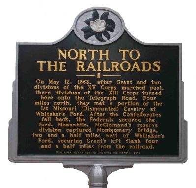 North to the Railroads Marker image. Click for full size.