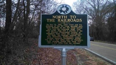 North to the Railroads Marker image. Click for full size.