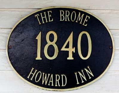 The Brome<br>1840<br>Howard Inn. Click for full size. The Brome<br>1840<br>Howard Inn image. Click for full size.