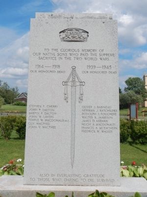 Georgetown War Memorial Marker. Click for full size. Georgetown War Memorial Marker image. Click for full size.