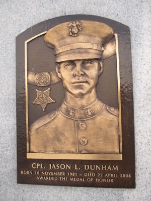 Cpl. Jason L. Dunham. Click for full size. Cpl. Jason L. Dunham image. Click for full size.
