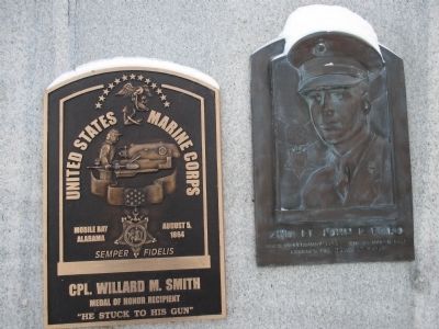 Cpl. Willard M. Smith, 2nd. Lt. John P. Bobo image. Click for full size.