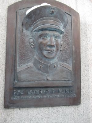 Pfc. Conrad F. Kania. Click for full size. Pfc. Conrad F. Kania image. Click for full size.