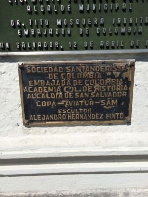 General Francisco de Paula Santander additional marker image. Click for full size.