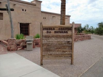 Pueblo Grande De Nevada Marker image. Click for full size.