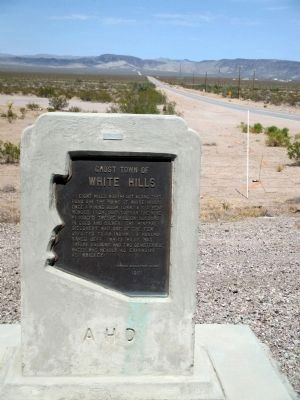 Ghost Town of White Hills Marker image. Click for full size.
