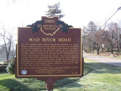 Mad River Road Marker image. Click for full size.