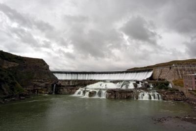Ryan Dam and the Great Falls image. Click for full size.