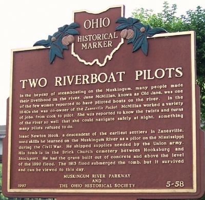 Two Riverboat Pilots Marker image. Click for full size.