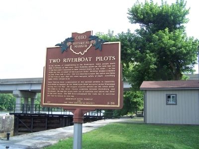 Two Riverboat Pilots Marker image. Click for full size.