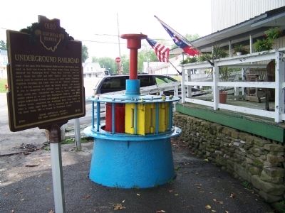 Underground Railroad in Morgan County Marker. Click for full size. Underground Railroad in Morgan County Marker image. Click for full size.